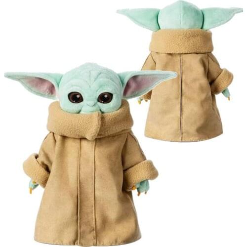 Disney Star Wars Yoda Plush Toys The Mandalorian Peluche Grogu Comfortable PP Cotton Kawaii Room Decor Toys For Children Gifts