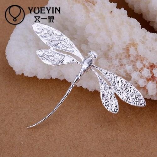 Silver plated pendant for women Necklace accessories Trendy wedding jewelry P076 bijoux Trendy unisex jewelry