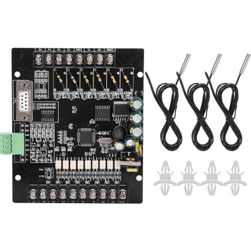 PLC Programmable Logic Controller FX1N-14MT-3N Industrial Control Board with 3 Temperature Probe