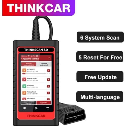 Thinkcar Thinkscan SD6 OBD2 Scanner ABS SRS BCM TPMS Automotive Scanner PK CR619 Car Diagnostic Tool Lifetime Free Update