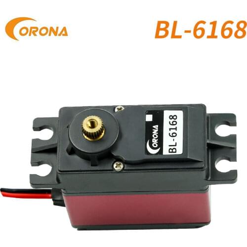 Corona BL6168 32kg 0.14sec standard metal gear brushless servo motor for rc toy / rc airplane
