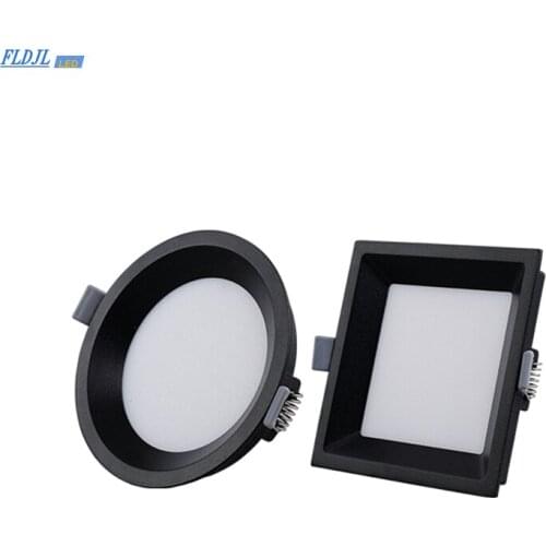 LED Embedded Kitchen Bathroom Light AC85-265V 5W 9W 12W 16W 22W Round/Square LED Ceiling Light Office Light Home Lighting