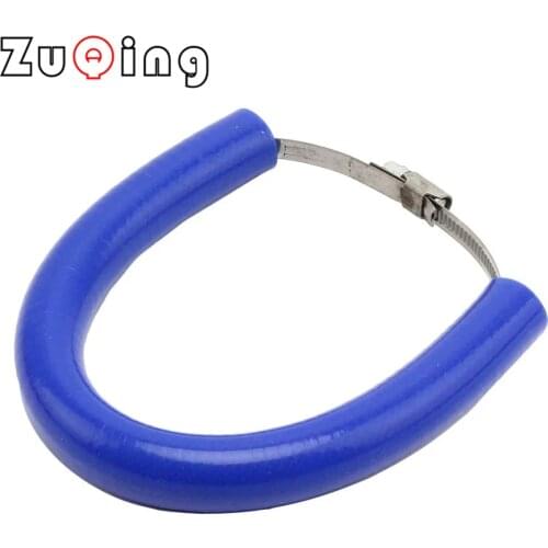 Universal Motorcycle Exhaust Pipe Drop Protection Ring Muffler Protection Rubberfor CR CRF SL XR CRM 80 85 125 150 230 250