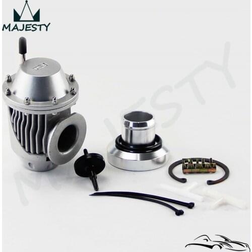 Universal BOV SQV SSQV 3 III Turbocharger Turbo Blow Off Valve JDM New brand new silver