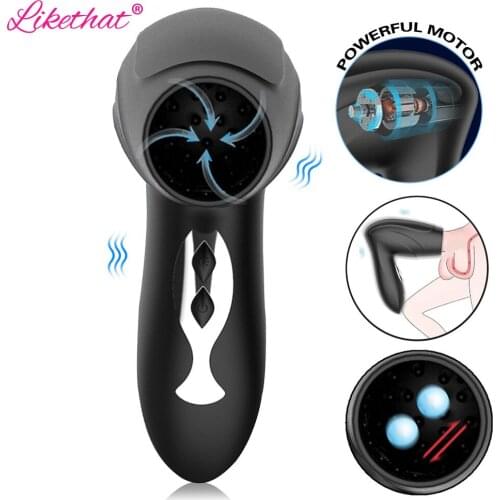 Sucking Vibrator sex toys for men Penis Trainer Male Masturbator Delay Ejaculation Stimulate Glans Vibrating Massager Pussy