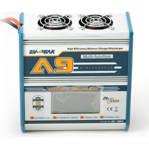 EV-PEAK A9 charger balance interface lithium battery 4.35V1-8S/10-12S drone charger