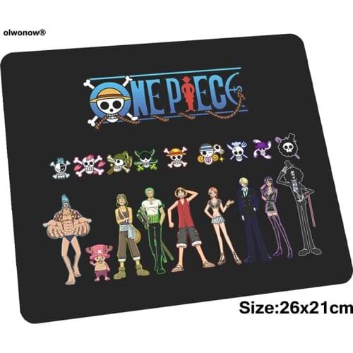 One Piece mousepad 26x21cm gaming mouse pad big gamer mat Cartoon game computer desk padmouse keyboard Aestheticism play mats