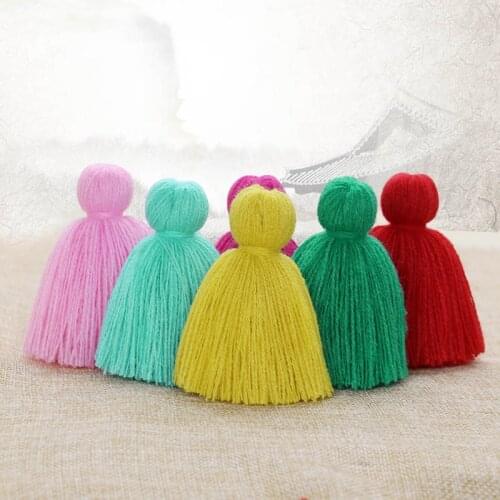 10-20Pcs Super Obesity Tassel Fringe DIY Material Party Cotton Cords Tassel Trim Garments Curtains Jewelry Decor Tassels Lace