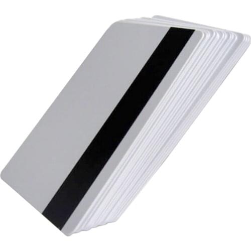 10PCS High Resistance Blank PVC Magnetic Stripe Card 2750 OE Hi-Co 3 Track Magnetic Card For Access Control System K92F