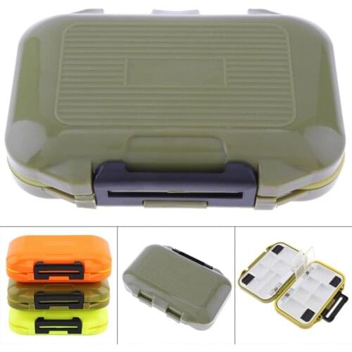 12x7x2cm Waterproof Sealing Double Side 12Compartments Bait Lure Hooks Case Carp Fly Fishing Accessories Storage Boxes 3Colours