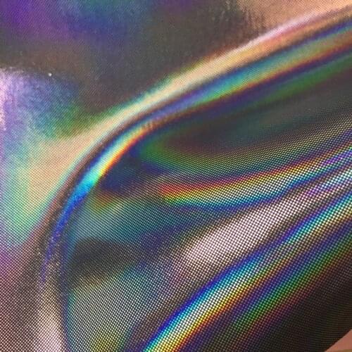 2020 new trend Holographic synthetic Vinyl PU artificial Faux Decor leather material