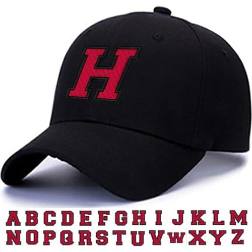Personalized Baseball Cap Customize Hats Bicolor Single Letter Embroidery Cotton Men Women Adjustable Unisex Dropshipping