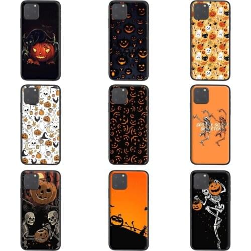 Black Cats Jack Halloween For Samsung Galaxy S30 S21 S20 Fe S10 S10E S9 S8 S7 S6 Edge Lite Plus Ultra Special Soft TPU Case