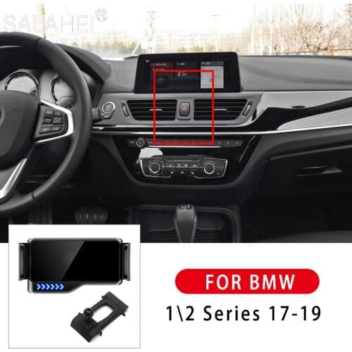 Hot Electric Car Phone Holder For BMW 1 2 Series 2017 2018 2019 Air Vent Clip Mount Mobile Cell Stand GPS Support 360 Rotatable
