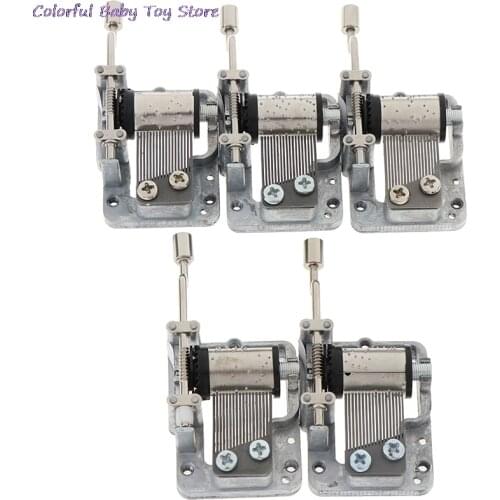 DIY Mini Hand Cranking Music Movement Music Box Movement Play Set Mechanical Music Box Hand Crank Music Box