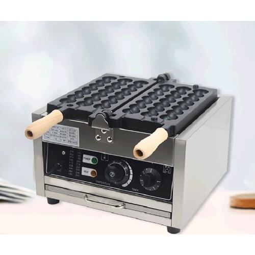 1500W Electric Nonstick Gourd Skewer Grill Machine Sugar-coated Haws Waffle Stick Maker Waffle Ball Griddle Snack Equipment