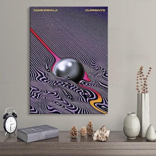 Hd print Tame Impala poster canvas painting Abstract wall art Modern for living room home decoration framed