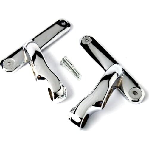Chrome Auxiliary Lighting Brackets Kit For Harley Street Glide FLHX 97-15 16