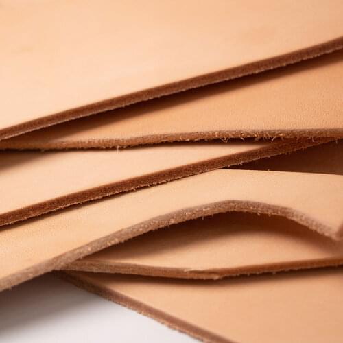 Cow skin real grain leather quality A grade genuine leather Cowhide scrap leftover cow leather vegetable tanned leather 4 mm