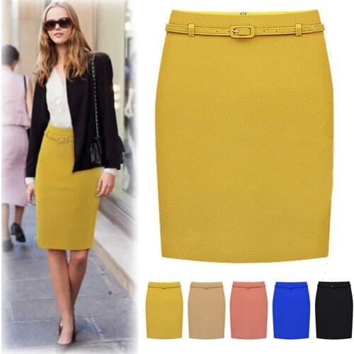 MsDaste Midi Pencil Skirts