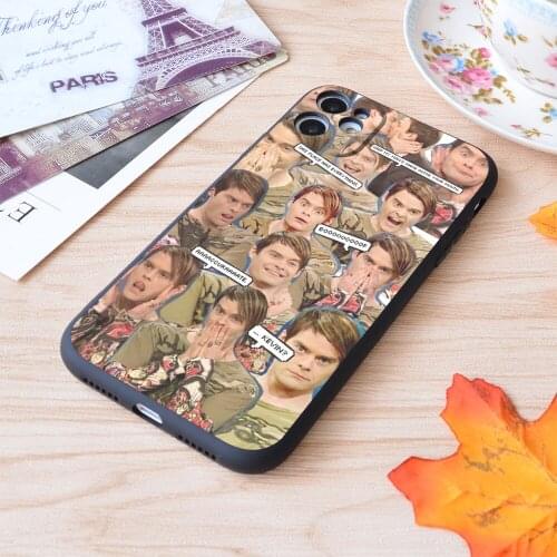 For iPhone Stefon Collage Print Soft Matt Apple iPhone Case
