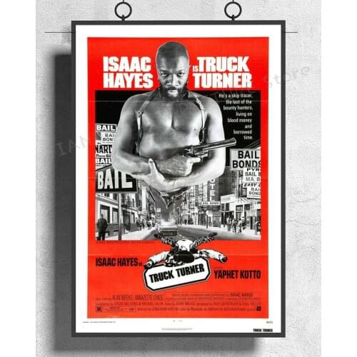 NJ469 TRUCK TURNER Movie Exploitation Blaxploitation RARE Wall Sticker Silk Poster Art Home Decoration