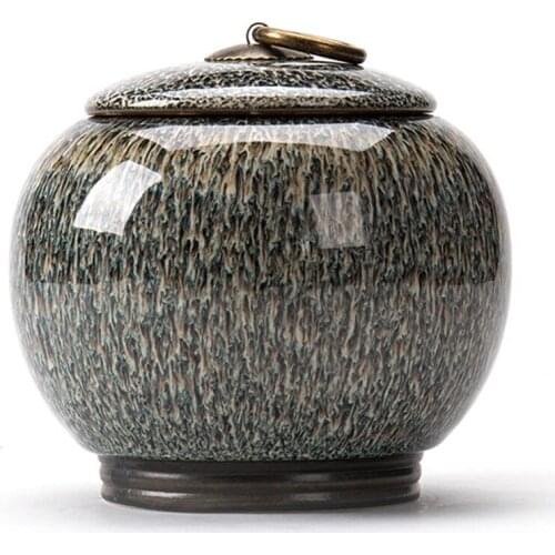 Food Sealed Storage Tank Portable Travel Packaging Gift Box Canister Spice Jar small Ceramic Tea Caddy Moisture-Proof Kitchen