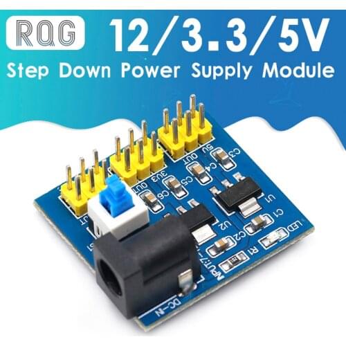 DC-DC 12V To 3.3V 5V Buck Step down Power Supply Module For Arduino