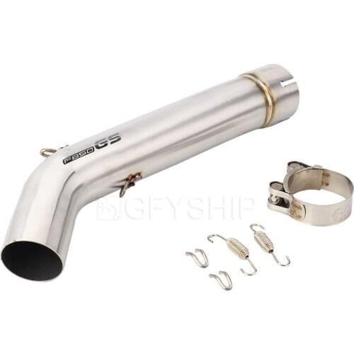For BMW F750GS F850GS 2018 2019 2020 F850GS / ADV 18 19 20 F 850 GS Escape Slip-on Motorcycle Exhaust Muffler Mid Link Pipe 51mm