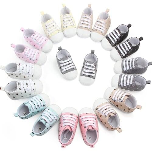2020 New Fashion infant Boys Girls baby casual shoes soft bottom Anti-slip Baby shoes toddler shoes First Walkers