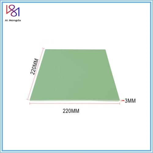 220*220*3mm 3D Printer Polypropylene Build Plate 3D Printer Hotbed Build Plate Newest For Anet A8 Ender 5 3D Printer Parts