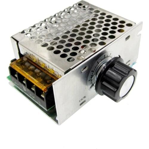 5pcs 4000W imported high power SCR electronic regulator speed dimming thermostat with shell