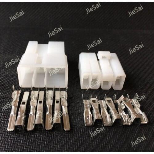 Motorcycle Wire Harness 7 Pin Male Female Auto Connector