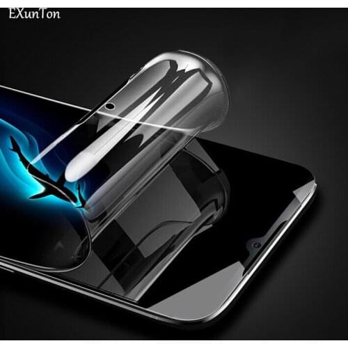 EXUNTON 3D Full Coverage Soft Hydrogel Film for Meizu Note 9 Front Screen Protector for Meizu Note 9 Protective Film