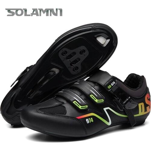 Professional MTB Cycling Shoes Men Road Speed Sneakers Mountain Cleat SPD Pedal Bike Racing Footwear Women Non-slip Self-locking