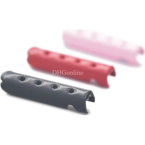 25 60 100 Pcs 4mmx23mm Metal Shoelaces Tips Aglet Ends Lock Clips For Replacement Shoes Shoelaces Head Black Pink Red