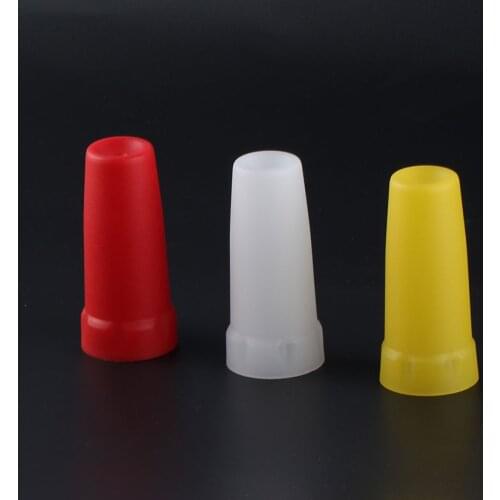 Diffuser Tip Flashlight Diffuser Tip for S2 S3 S4 S5 S6 S7 F12 LED Tactical Flashlight, Inner Diameter 24.5mm, Red, White