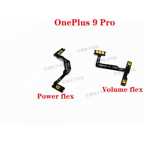 New Power ON OFF Mute Switch Control Key Volume Button Flex Cable For OnePlus 9 Pro