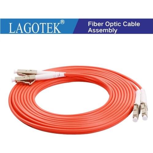 LC to LC Duplex 2.0mm 3.0mm PVC Mulit Mode Fiber Patch Cable jumper fiber patch cord fiber optica FTTH 50/125