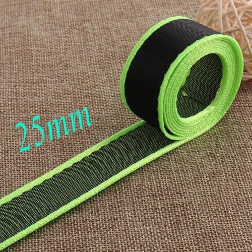 1" Webbing Purse Strap Smooth Green Black Smooth Ribbon Purse Bag Tape Bag Handle Bag Purse Straps