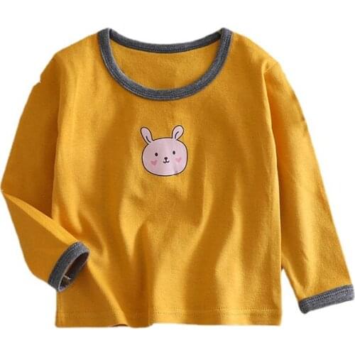 Baby Boys Shirts 2021 New Boys Autumn Tops T Shirts Kids Cartoon Tee Children T Shirts for Boys Long Sleeve Boys Cotton Shirts