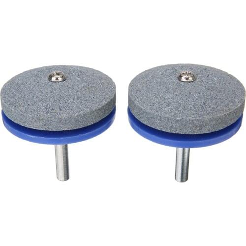 Garden Lawnmower Blade Sharpener Knife Sharpening Drill Faster Blade Sharpener Universal 2pcs Universal For Lawn Mower Tools