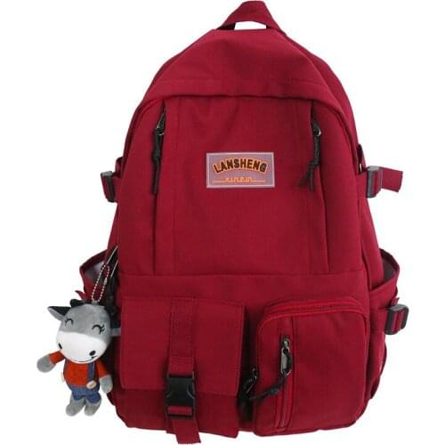 High quality Schoolbag for Teenage girl Travel backpack large capacity Mochila New Waterproof nylon Women Backpack Female