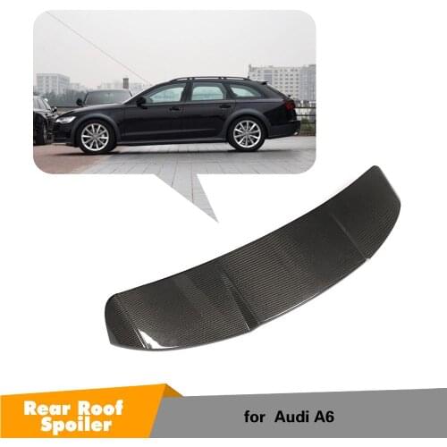Carbon Fiber Spoiler For Audi A6 Standard Travel Version High Quality Spoilers Auto Accessories