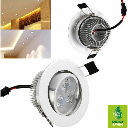 3W 5W - 15W 18W Dimmable LED Recessed Ceiling Down Light Cool Warm White Lamp 220V 110V with Driver Indoor Downlight Spotlight