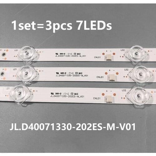 3pcs 770mm LED Backlight strip 7 Lamp for L40M5-RA JL.D40071330-202ES-M_V01