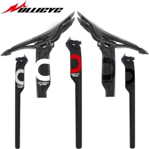 3K C type Ultra light super strength MTB Bike or road bike Carbon Bicycle parallel Seat posts Parts 27.2/30.8/31.6/*350/400mm