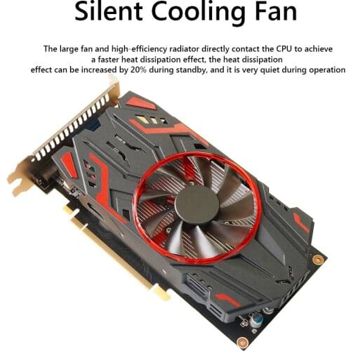 GTX550Ti PCI-Express 2.0 HDMI-compatible GDDR5 4GB graphics card with cooling fan NVIDIA HDMI compatible +VGA+ DVI graphics card