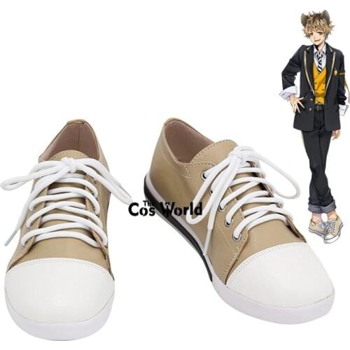 Twisted Wonderland Ruggie Bucchi School Uniform Games Customize Cosplay Shoes