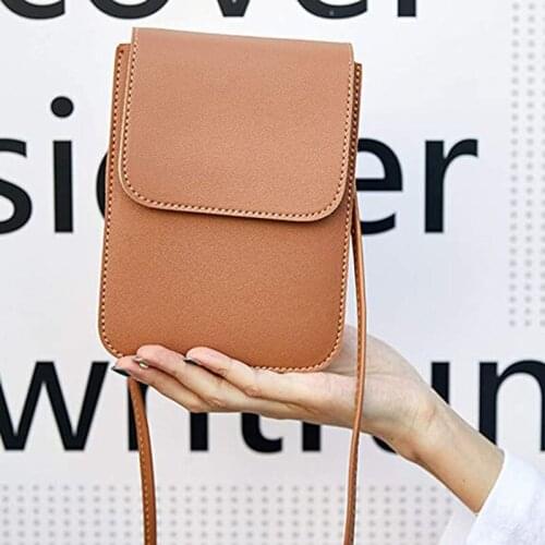 6 Colors Womens Phone Bag Fashion Cross-Body Shoulder Bag Ladies Mini Square Bags Clutch Wallet Handbags -OPK